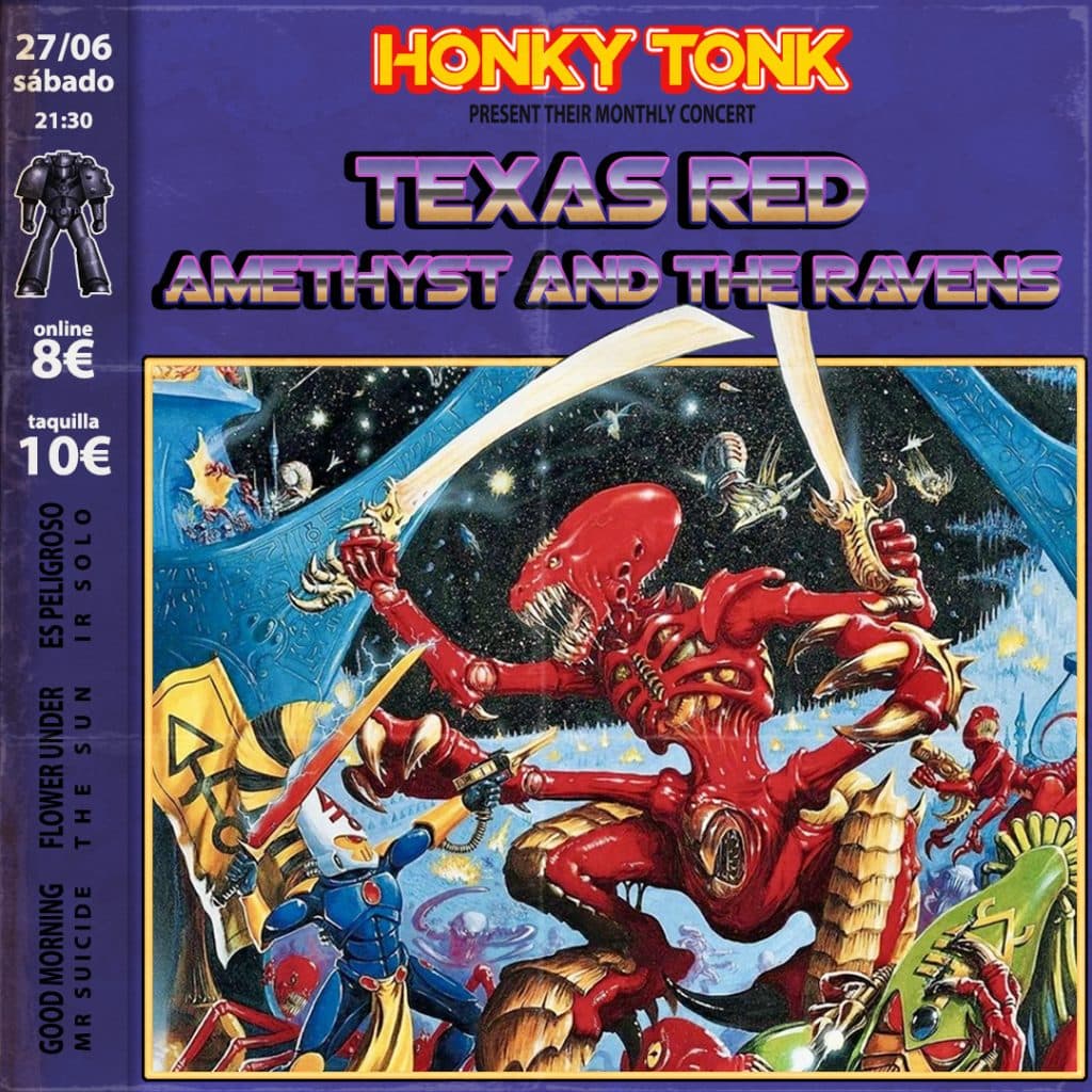 TEXAS RED & AMETHYST AND THE RAVENS